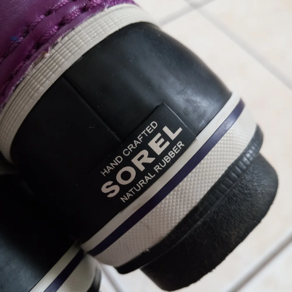 Sorel Children Yoot Pac Waterproof Nylon Boots Wild Iris/Dark Plum sz.13
